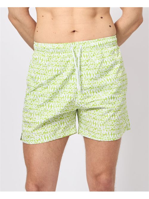 Emporio Armani men's swimsuit with all-over logo EMPORIO ARMANI | EM000583-AF12343F7045